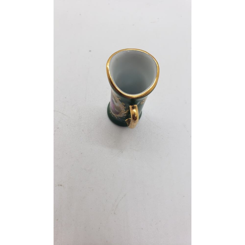 Vintage Limoges Miniature Pitcher Porcelain with 24k Gold Trim Courting Couple - Picture 7 of 10